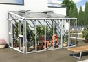 Pavillon-Nachrüstsatz für Gewächshaus Helena + Athene 10200, Farbe weiß