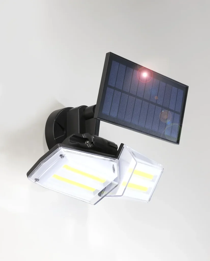 Solar LED Fluter mit Mikrowellen Sensor