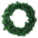 Tannenkranz Türkranz Weihnachtskranz mit LED 55cm Grün