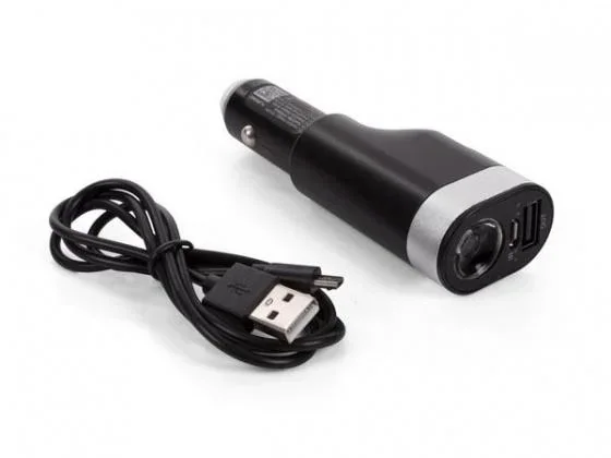 6-In-1 Autoladegerät / Powerbank / LED-Taschenlampe / Sicherheitsgurtschneider / Notfallhammer