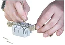 Rollenbandkürzer mit Punzen 0,6/ 0,8/ 1,0 mm