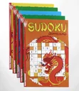 Sudoku im Pack, 5 Doppelbände a 128 Seiten