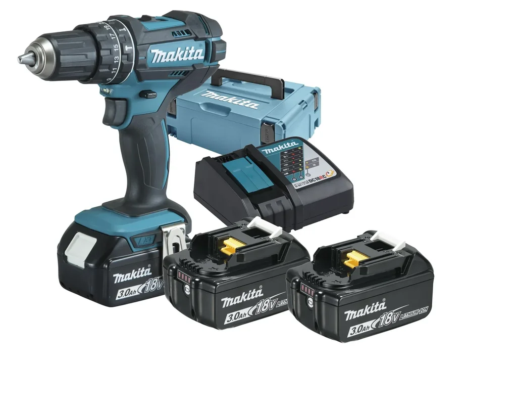 Akku-Schlagbohrschrauber Set 18 Volt, DHP482RF3J
