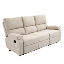 Liegesofa Relaxsessel Liegesessel TV Sessel Einzelsofa 150° neigbar Fernsehsessel Leinen 187 x 92 x 97 cm