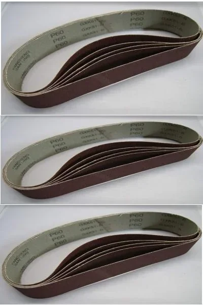 Schleifband Set 76 x 533 mm je 3 Stck. K60-80-100-150-240