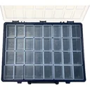 NL Sortimentskasten / Aufbewahrungsbox - Enthält 32 herausnehmbare Schalen - 26,1 x 33,8 x 5,7 cm