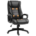 Bürostuhl mit Massage höhenverstellbarer Chefsessel ergonomischer Drehstuhl Gamingstuhl Computerstuhl Massage Sessel 6 V