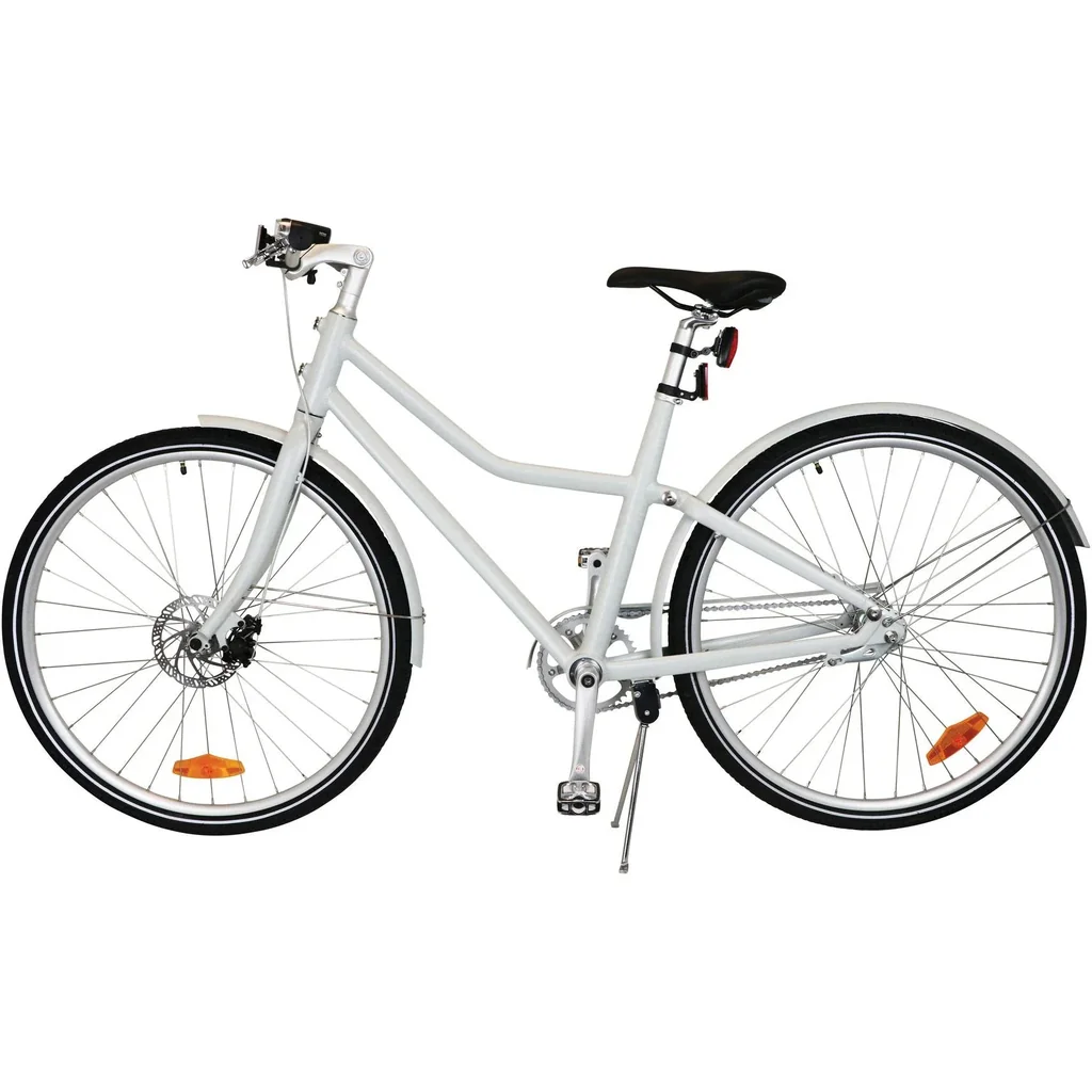 City Bike Deluxe "Unisex" 26 Zoll - Weiß - 45cm