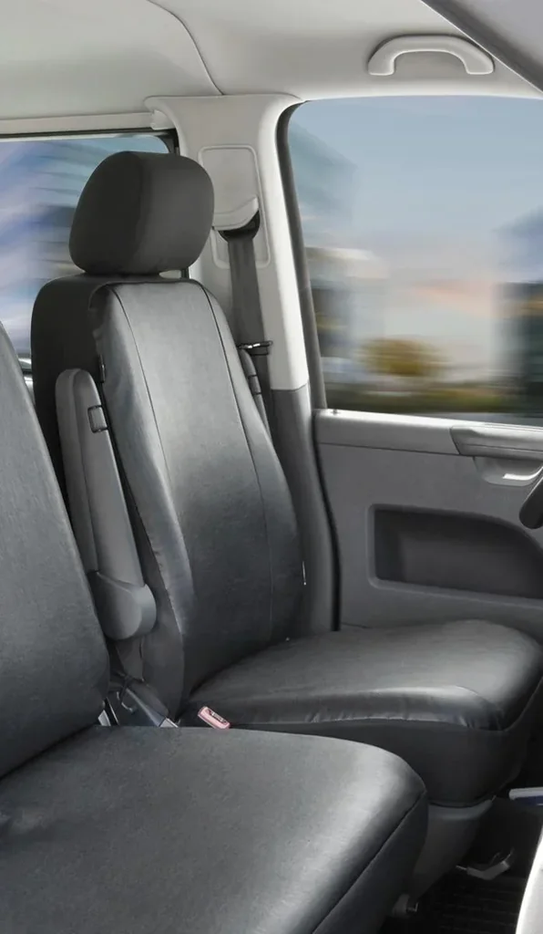 Passform Sitzbezüge für VW T5 für Einzelsitz vorne aus Kunstleder ab BJ 09/2009 bis heute