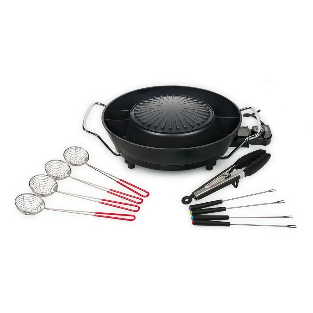 Elektro-Fondue und Grill-Set