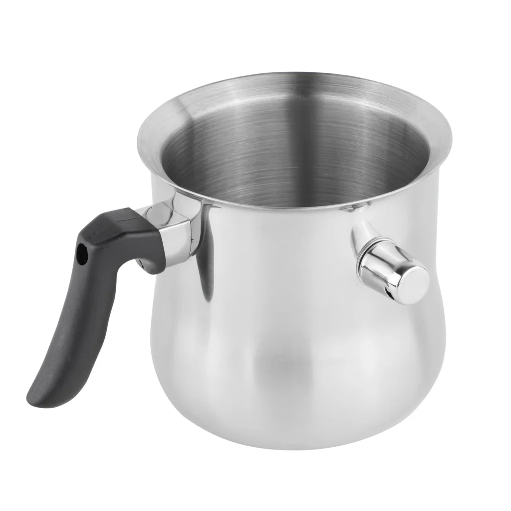 Milch- und Simmertopf 1,2 Liter, Edelstahl