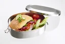 Brotdose/Lunchbox, Vesperdose Edelstahl