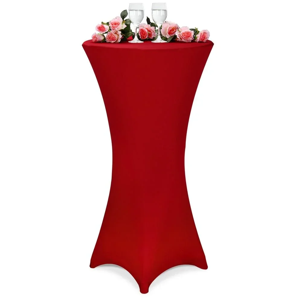 Tischdecke bordeaux Ø80cm