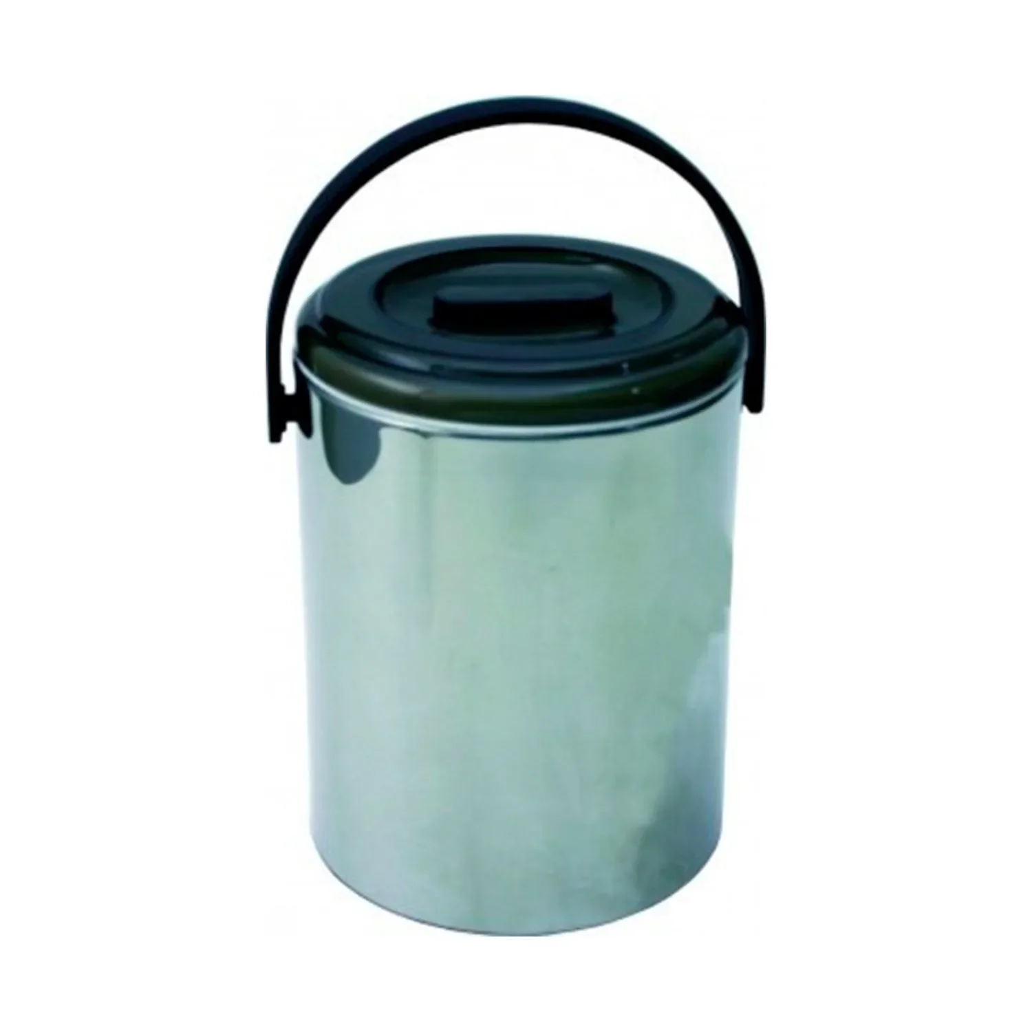 Eiswürfelbehälter Eiseimer Edelstahl 2,2L