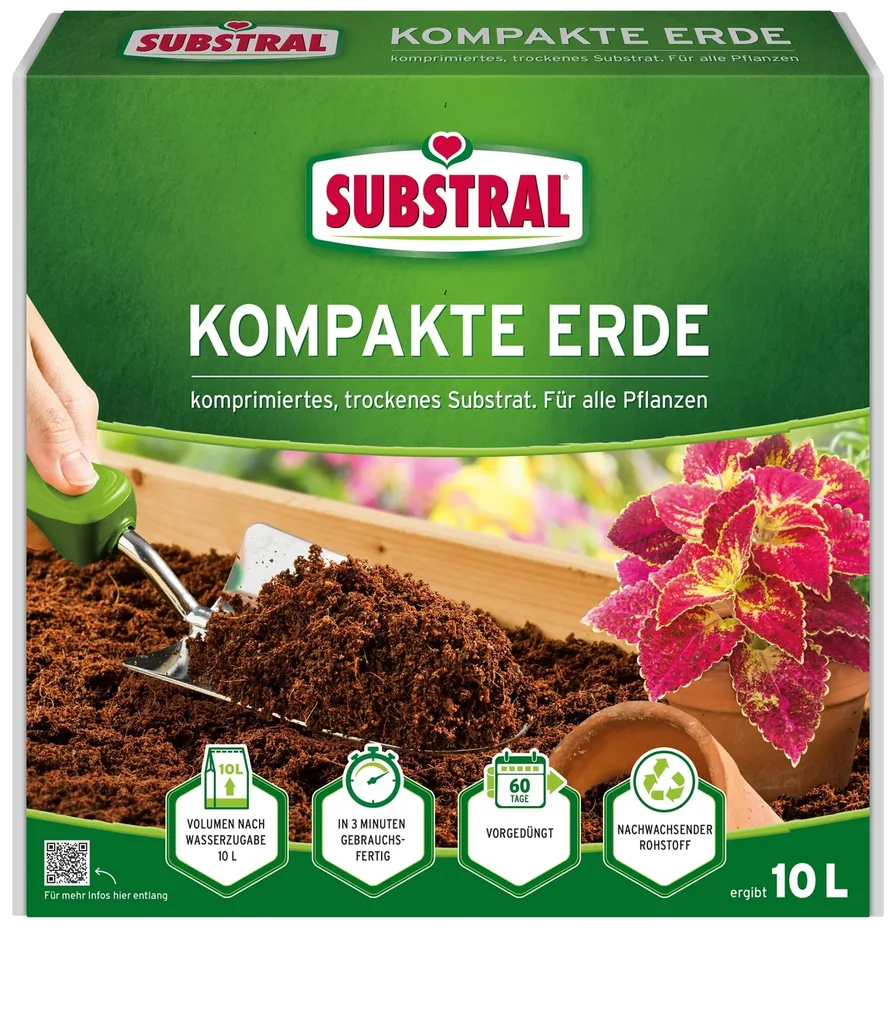 Kompakte Blumenerde 10 Liter