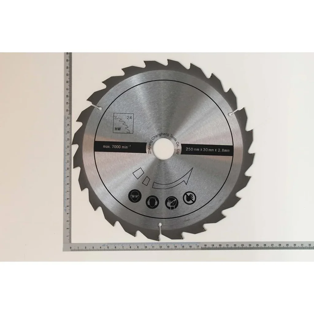 Kreissägeblatt 24T 250x30 mm - Geeignet für HS100S