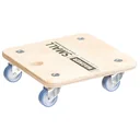 Transporthilfe MM 1353, 29 x 29 x 8,5 cm, softe Rollen Ø 50 mm, Gleitlager, Multiplex Birke FSC®, Tragkraft 250 kg