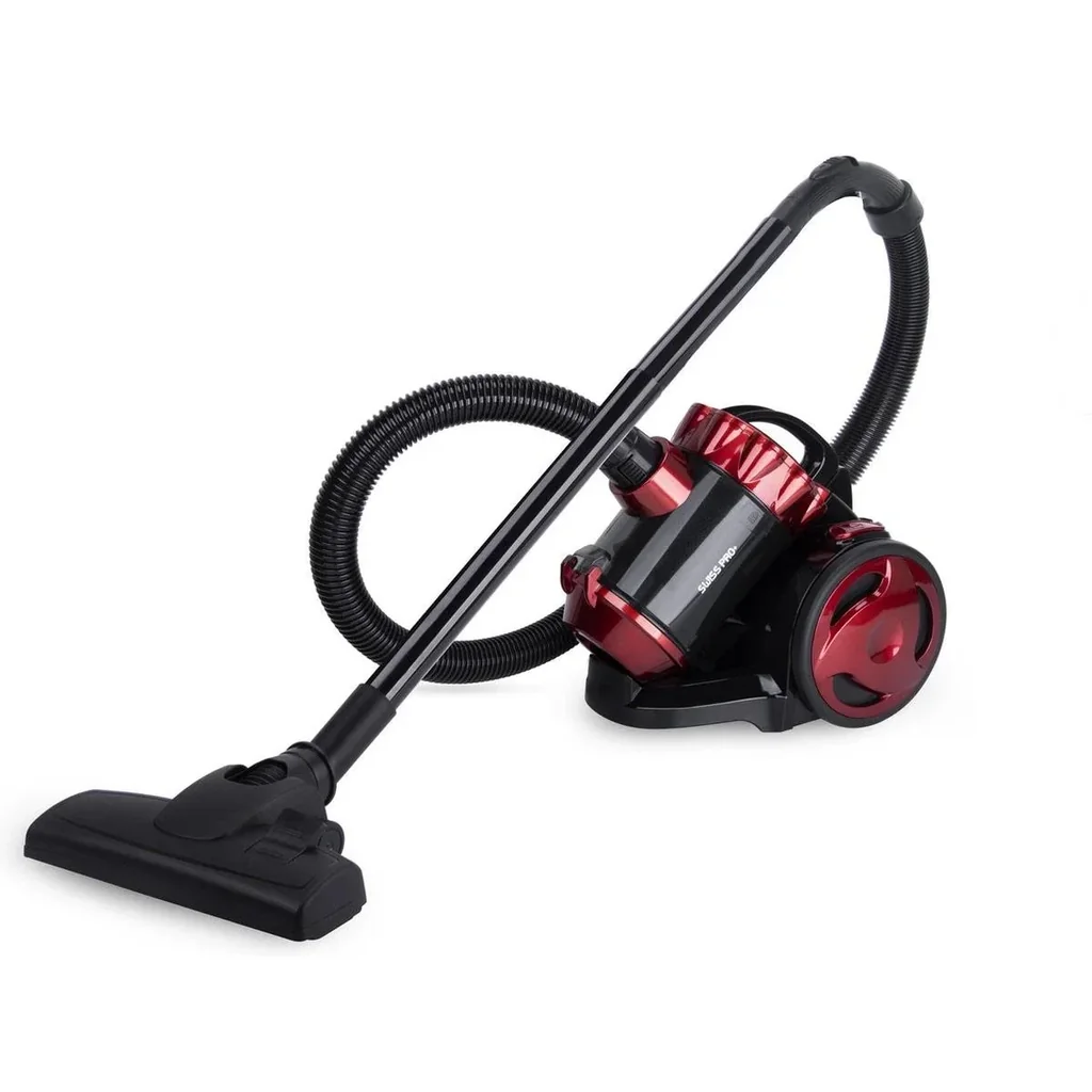 Multi-Cyclone Staubsauger - Filtert Luft - 1600W - Rot