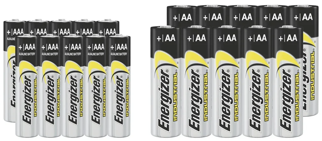Industrial Micro (AAA) 10 Stück + Mignon (AA) 10 Stück + 32 GB USB Stick