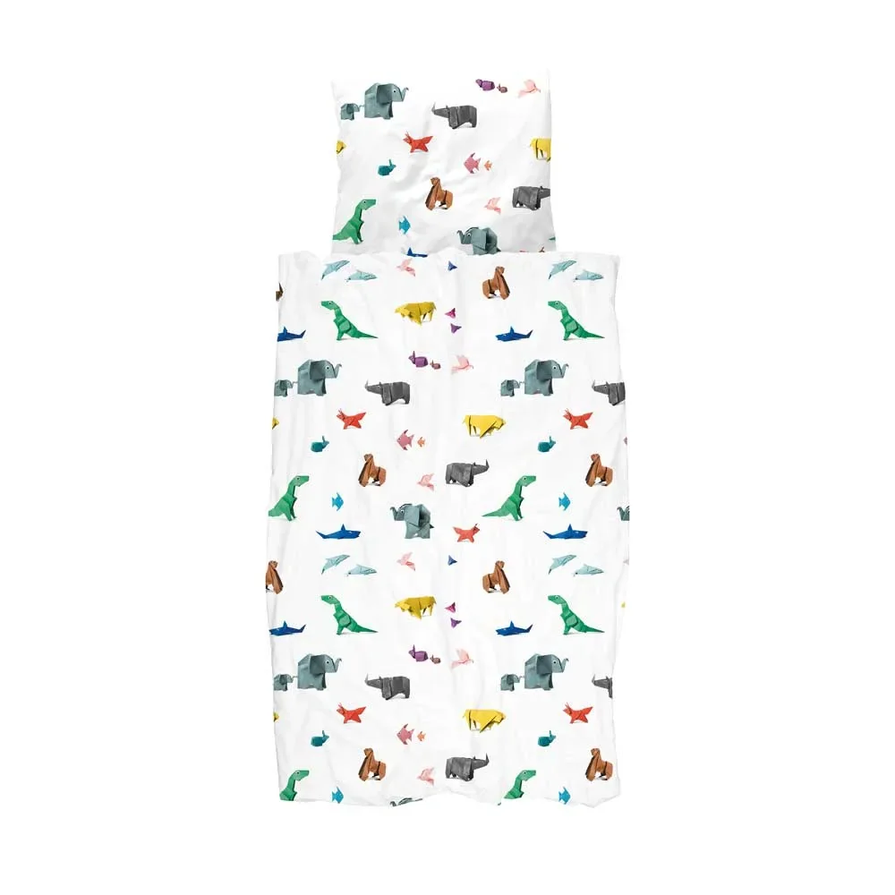 Snurk Bettwäsche Origami Zootiere 135 x 200