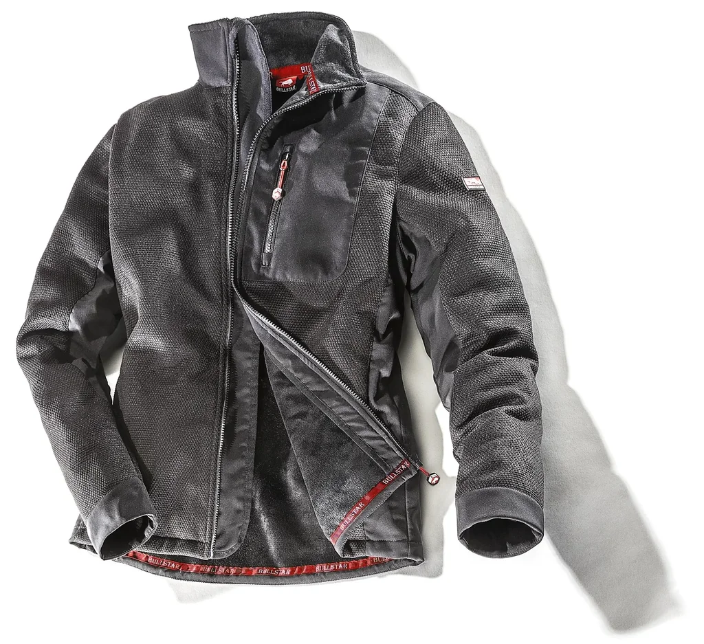 Faserpelzjacke BULLSTAR schwarz, Gr. XXXL