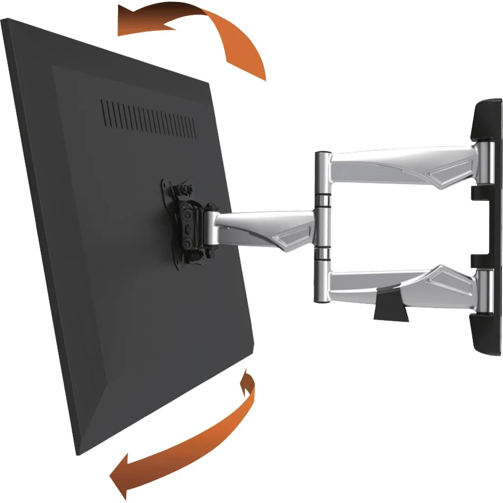 TV-Wandhalterung vollbeweglich 13 - 26 " 30 kg Silber/Schwarz
