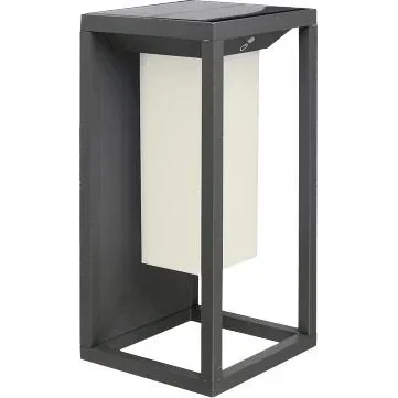 VT-77 Led-Solar-Wandleuchte - Anthrazit - 3000K