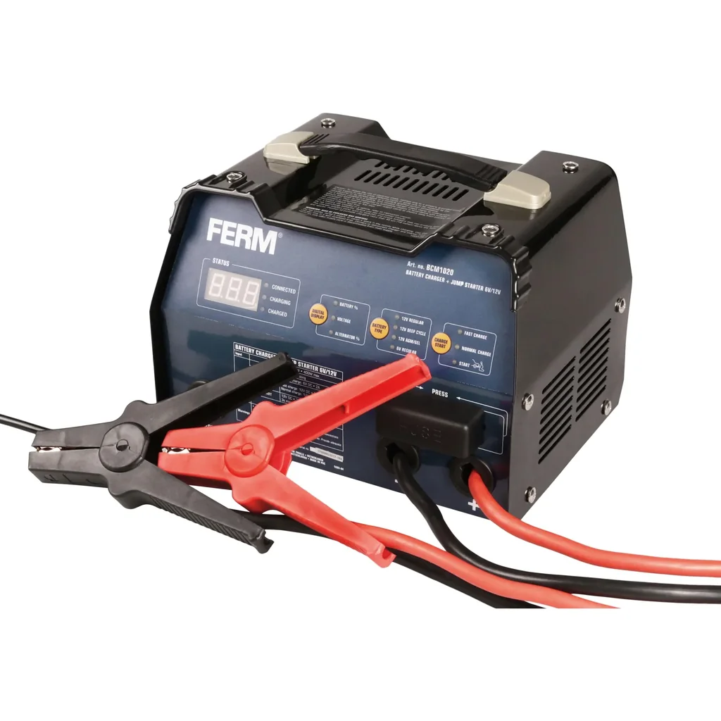 BCM1020 Batterieladegerät 6/12V - Startfunktion - Impulserhaltungsladung - Überlade-Kurzschluss- und Verpolungsschutz -
