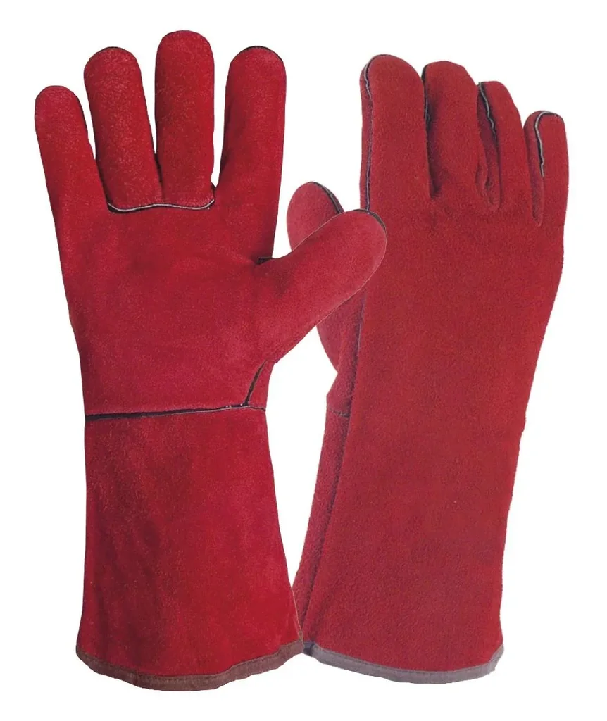Schweißhandschuhe aus Rindleder mit Wärmeschutzfutter