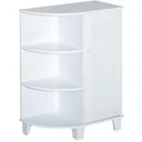 Eckschrank Badschrank Standschrank Weiß