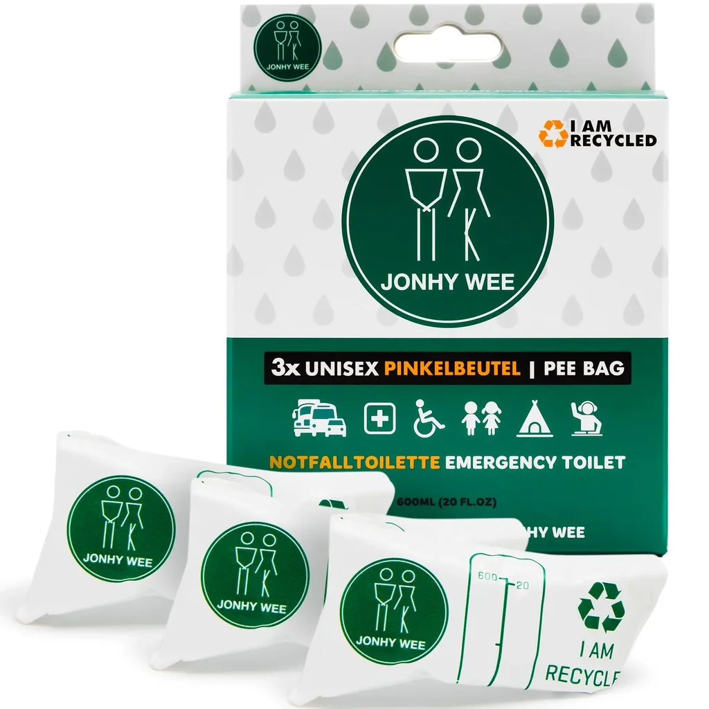 Notfalltoilette, 3 Stück