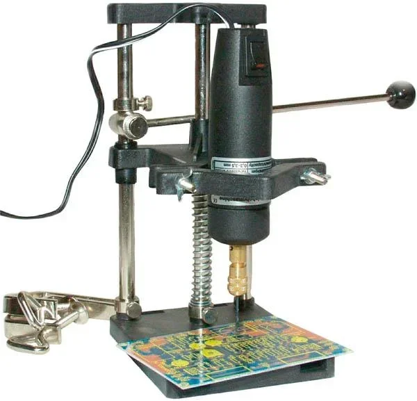 Bohrständer mit Hebel + Tischklemmen für Kleinbohrmaschinen