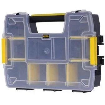 Werkzeugkoffer stapelbar - 10 Ablagefächer - 29,5x6,5x21,5 cm