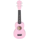 Ukulele Saiteninstrument Anfänger Nylonsaiten Birkenholz Rosa 53 x 17,5 x 6,2 cm