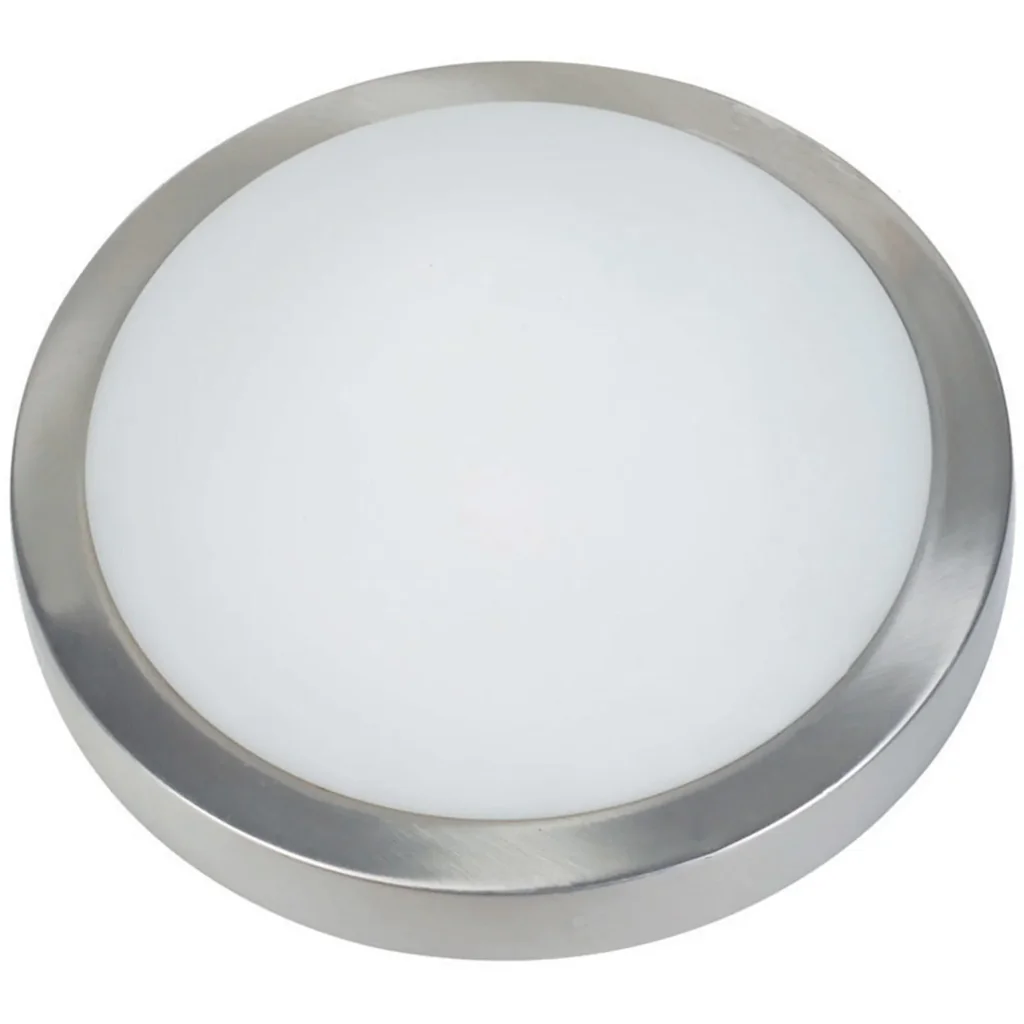 RECHTE Decke 28cm, Glas, 2x E27
