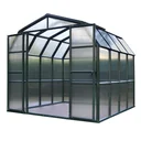 Kunststoff Gewächshaus Grand Gardener 410 mit Fundament, 267 x 639 x 238 cm