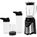 LUND Smoothie Mixer - 500W - 240V - 14x14x34,5cm (Länge x Breite x Höhe) mit 2 Flaschen