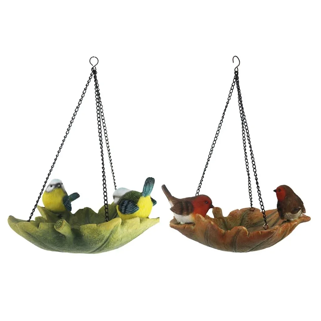 Vogelfutterschale "Blattförmig"