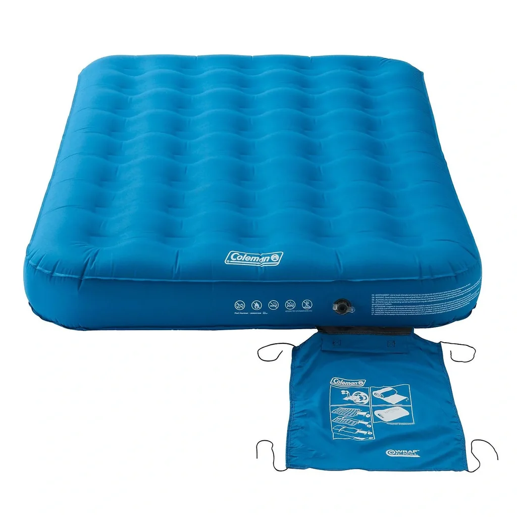 Extra Durable Airbed Double Luftbett für 2 Personen mit stabiler Stegestruktur,  Maße: 198 x 137 x 22 cm