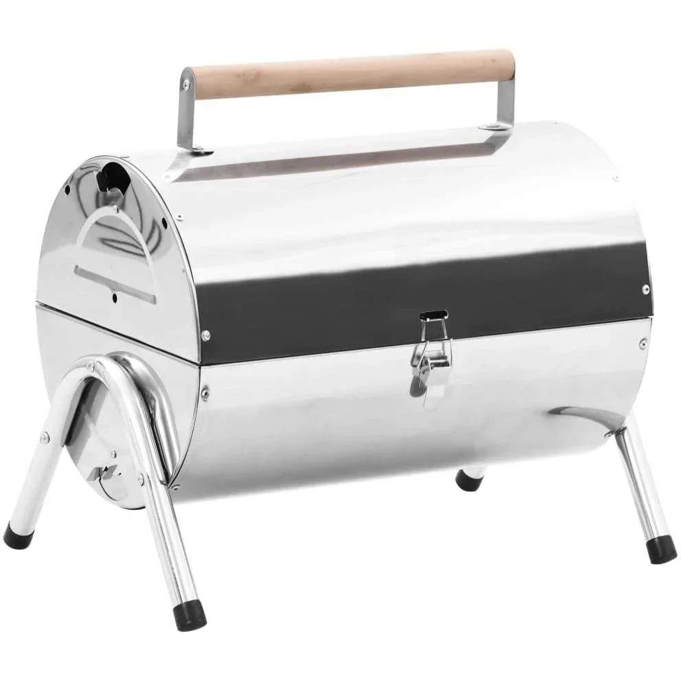 Tischgrill Holzkohle Doppelgrills Edelstahl