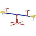 Kinder Gartenwippe 360° drehbare Wippe Karussellwippe für 3-8 Jahre Metall Mehrfarbig 182 x 77 x 63 cm