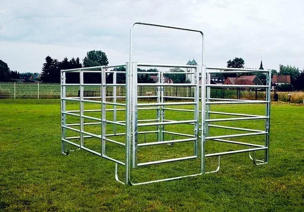 Panel-6 Box-Set: 3 Panele + 1 Panel mit Tor, Breite 3 m