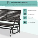 5-tlg. Gartenmöbel-Set aus PE-Rattan