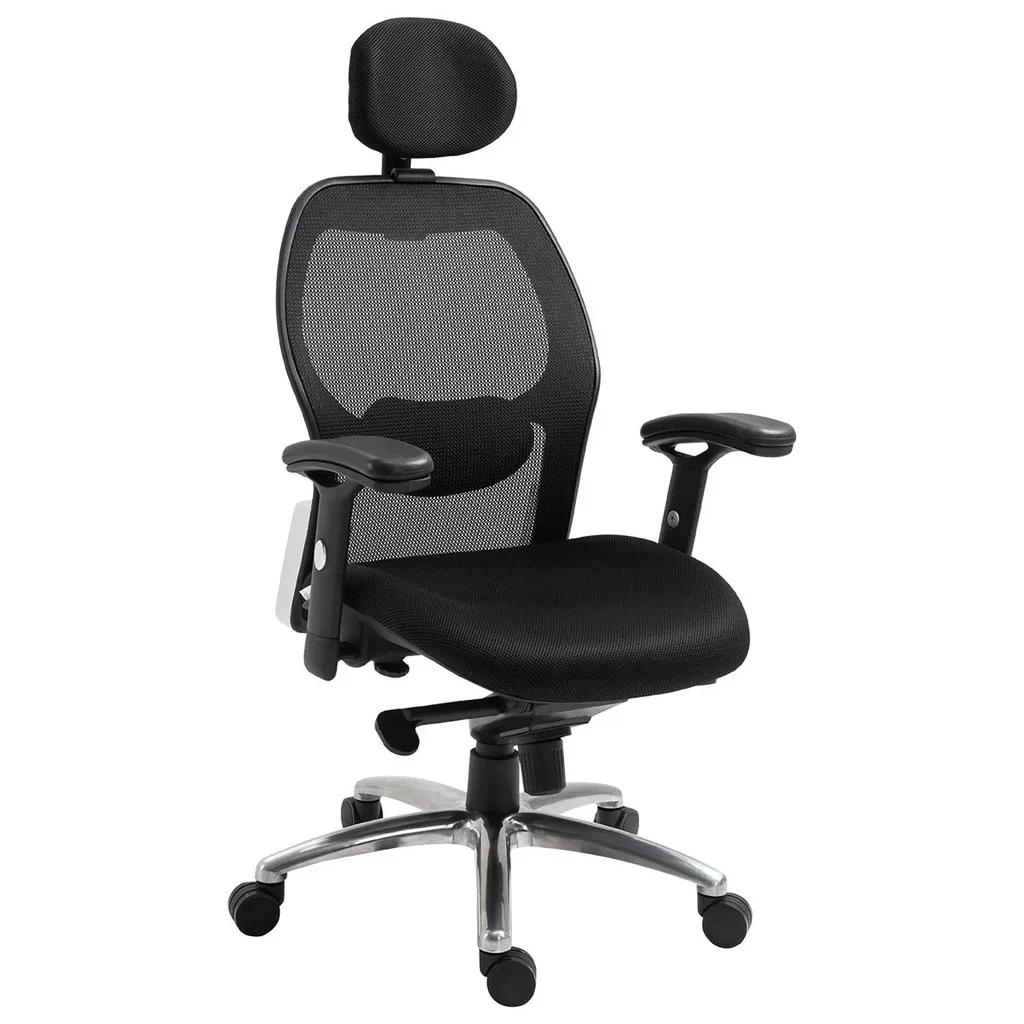 Bürostuhl Schreibtischstuhl Computerstuhl PC Stuhl Home-Office-Stuhl mit Wippenfunktion Kopflehne höhenverstellbar ergon