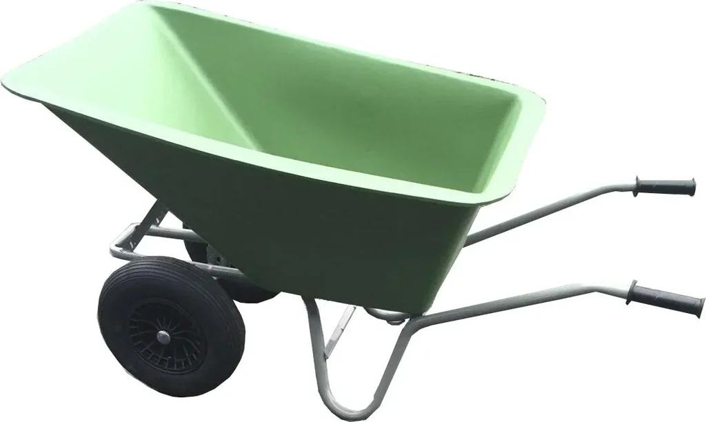Großmulden-Schubkarre "Green Garden Standard", 170 Liter, 2 aufgeschäumte Wflex-Räder