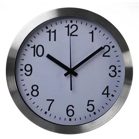 Wanduhr aus Aluminium - ø 30 cm