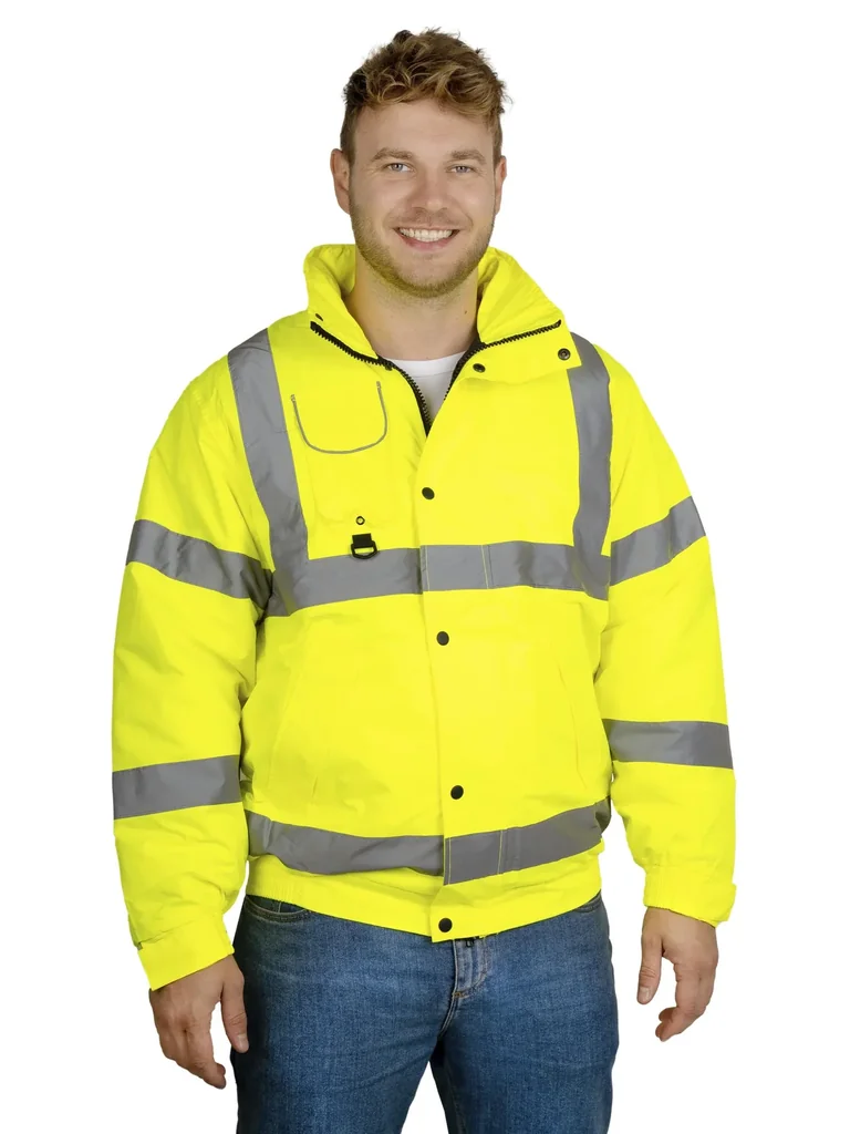 Warnschutzjacke, Farbe gelb, Gr.M