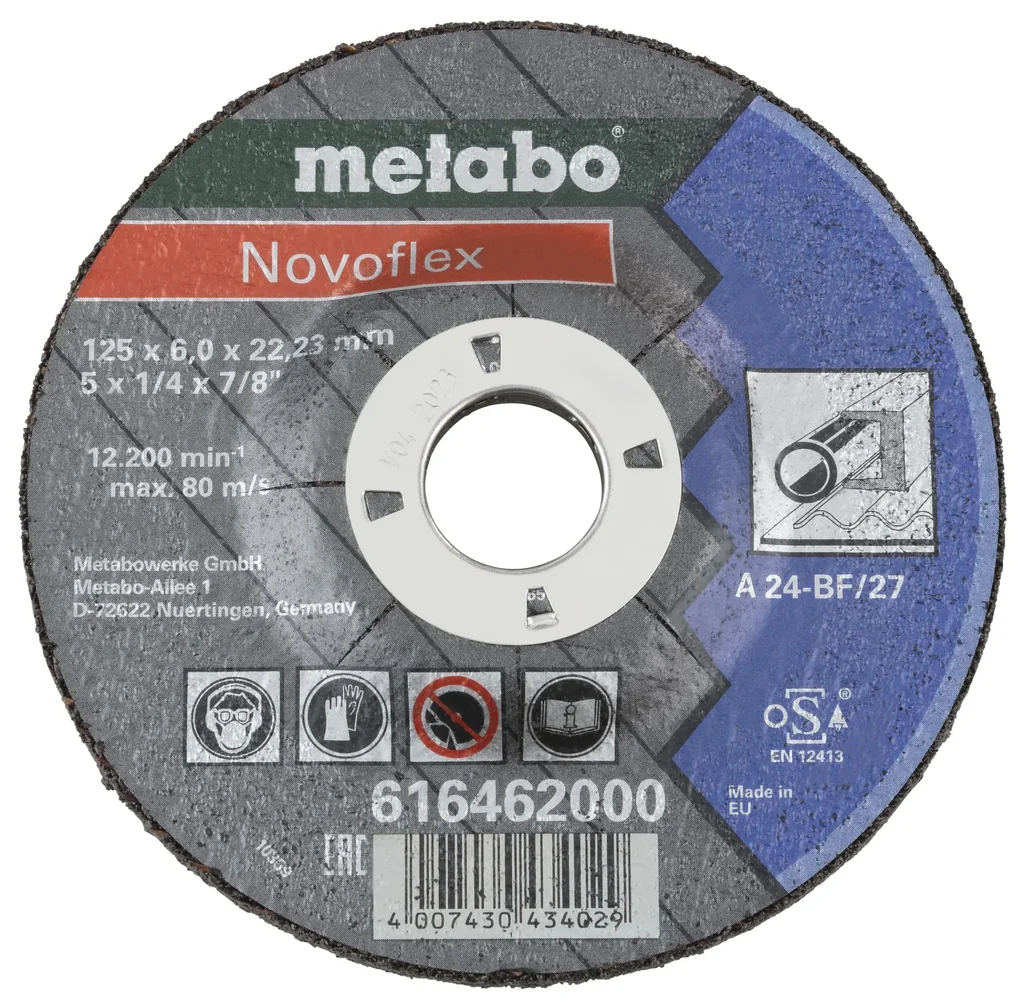 Schruppscheibe "Novoflex" 125 x 6,0 x 22,23 mm, 10 Stück