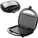Kontaktgrill - Panini-Grill - Schwarz/Silber 750W