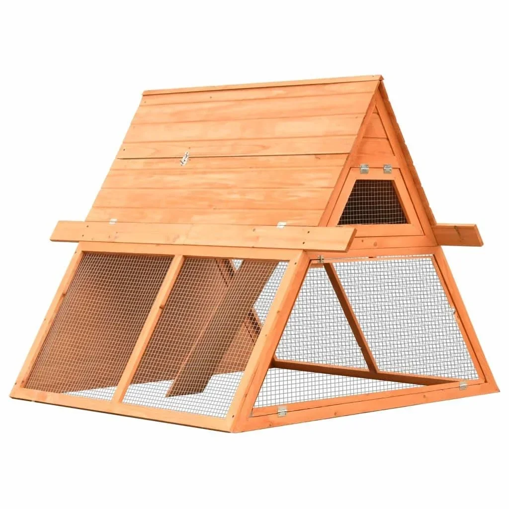Kaninchenstall 152x128x108 cm massiv